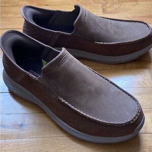 NWOT Skechers Men's Tan Slip-On Loafers Size 14